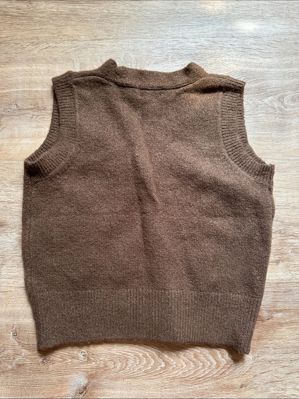 Jessica Simpson Brown Floral Embroidered Knit Vest - Picture 4 of 4